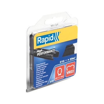 Скобы для ограждений Rapid VR22, черные – в упаковке 215 шт.