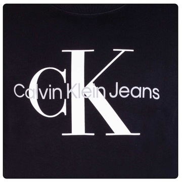 czarna bluza meska monogram prestiz calvin klein jeans r.M