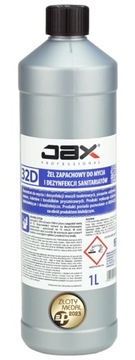 ŻEL ZAPACHOWY DO MYCIA I DEZYNFEKCJI SANITARIATÓW 1L JAX 32D