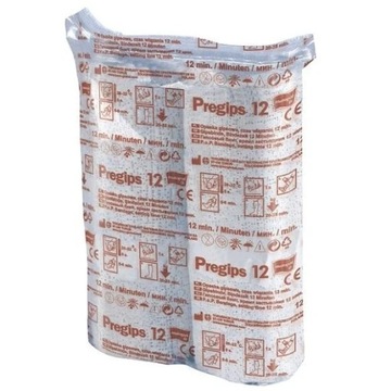 Opaska gipsowa wolnowiążąca Pregips 12 Matopat 6cmx3m 2szt.