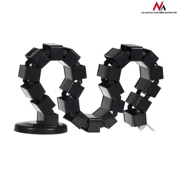 Кабельный органайзер/чехол Maclean, для стола, регулируемая длина, черный