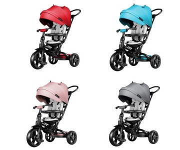 Велосипед, трехколесный велосипед, коляска, детский шезлонг с гондолой New Prime Qplay