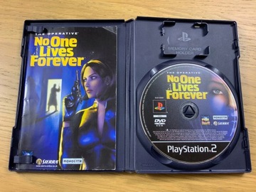 NO ONE LIVES FOREVER płyta bdb- komplet PS2