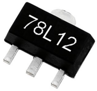 78L12 SOT-89 stabilizator napięcia 12V 100mA x2szt