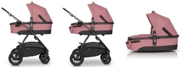 СУМКА ДЛЯ КОЛЯСКИ OPTIMO AIR EASY GO 2в1 ПЕРЕДНЯЯ ЗАДНЯЯ РОЗОВАЯ