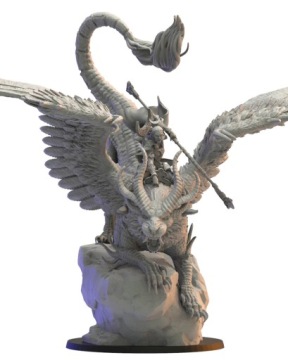 Beastmaster / Silexian Officer on Manticore