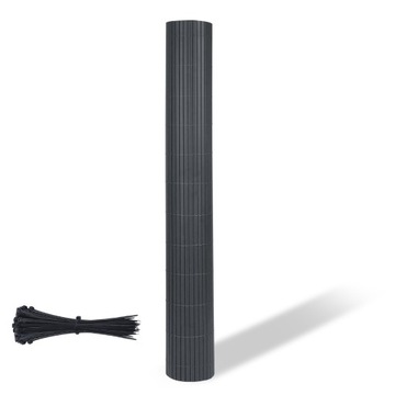Mata Ekranująca 180x300cm Płot Prywatności Ekran Prywatności PVC, Antracyt
