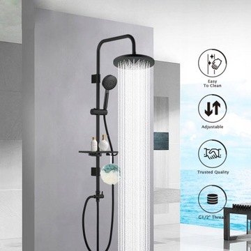 RAIN SHOWER + смеситель для душа для раковины, черный
