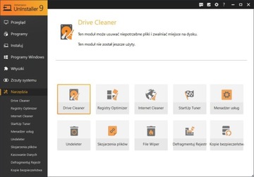 Program do odinstalowujący Uninstaller 9 Ashampoo