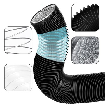 ВЫХЛОПНЫЙ ШЛАНГ КОНДИЦИОНЕРА ДЛЯ ПОРТАТИВНОГО КОНДИЦИОНЕРА 10см 5м