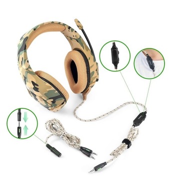 ИГРОВЫЕ НАУШНИКИ ДЛЯ ИГРЫ ДЛЯ PS4 И XBOX ONE K1B МИКРОФОН