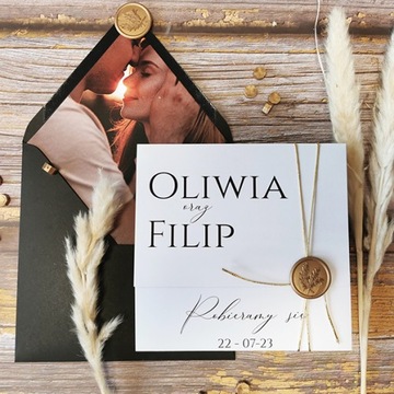 Свадебные приглашения на фотосвадьбу с фотопапкой