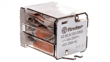 Przekaźnik 3Z 16A 230V AC na panel, Faston 250