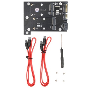 Карта адаптера Dual MSATA SSD на Dual SATA3, преобразователь скорости быстрого чтения Comp