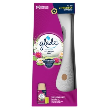 GLADE Spray Relaxing Zen automatyczny odświeżacz powietrza urządzenie + wkł