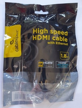 Кабель GEMBIRD CC-HDMI4-6 (HDMI M – HDMI M; 1,8 м; k