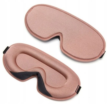 3D МАСКА ДЛЯ ВЕК ДЛЯ СНА TRAVEL ПРЕМИУМ БЕЖЕВАЯ