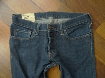 JEANSY ABERCROMBIE & FITCH SKINNY MAŁO UŻYTKOWANE r.W33/32 OKAZJA BDB