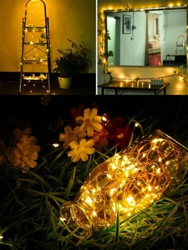 ПРОВОДНЫЕ ЛАМПЫ 100 LED МИКРО СВЕТ ПОСТОЯННОГО ТОКА