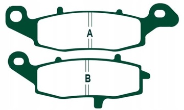Klocki hamulcowe EBC FA229 SUZUKI DR 800 1997-1999
