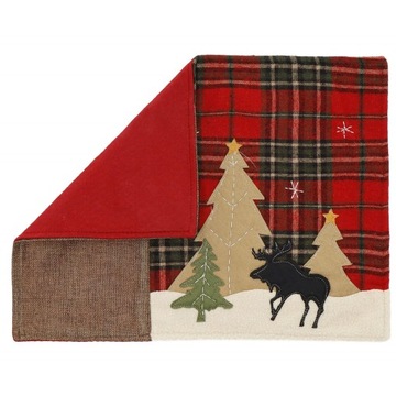 КОВРИК ДЛЯ РОЖДЕСТВЕНСКОГО СТОЛА BOHO MAT 44x33см