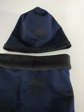 ZIMOWY KOMPLET CZAPKA + KOMIN - Polar roz. 54-60