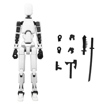 Wieloprzegubowy ruchomy robot zmieniający kształt Manekin z nadrukiem 3D 13 akcji