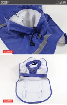 Плащ для домашних животных, дождевик для собак, светоотражающий, водонепроницаемый и снегозащитный большой пес