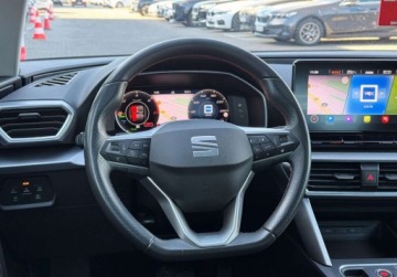 Seat Leon IV Sportstourer Plug-In 1.4 e-HYBRID 204KM 2021 Seat Leon Plug-In Travel Assist Full-LED Salon PL FVAT23 Gwarancja, zdjęcie 29