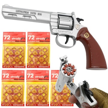 PISTOLET METALOWY HUKOWY na KAPISZONY spłonkę kapiszon GRATIS 5x 360szt