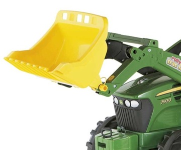 Traktor Na Pedały JohnDeere Łyżka Regulowane Siedzienie Otwierana Maska