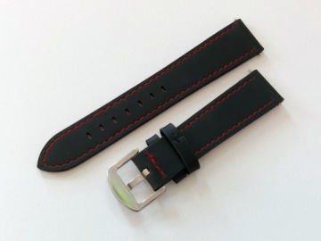 Ремешок для часов, смарт-часы 20 мм, серый ЭКО КОЖА