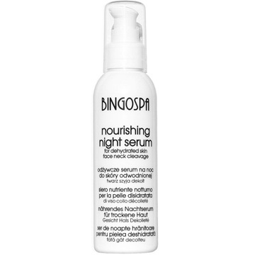 BINGOSPA Odżywcze serum na noc do skóry odwodnionej 135g