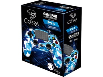 Контроллер COBRA QSP417, синий и белый камуфляж