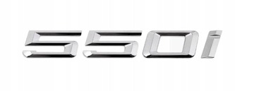 BMW 550i EMBLEMAT ZNACZEK CYFERKI NAKLEJKA NAPIS