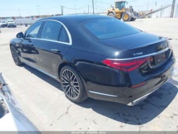 Mercedes Klasa S W223/V223 2022 Mercedes-Benz Klasa S 580 4Matic 2022 4.0l 4.0 Benzyna 496KM, zdjęcie 3