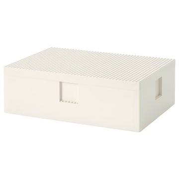 IKEA BYGGLEK Pudełko LEGO z pokrywką na klocki