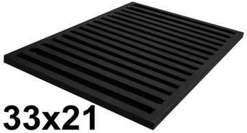 Kratka Ruszt do kominka pieca Solidna 33x21 cm