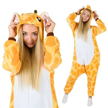 Комбинезон-пижама Костюм кигуруми, маскировка жирафа, L: 165-175 см