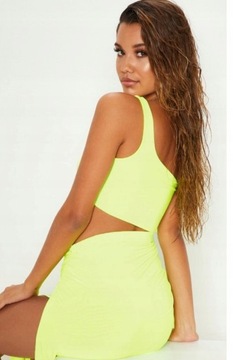 УКОРОЧЕННЫЙ ТОП PRETTYLITTLE YELLOW NEON 34