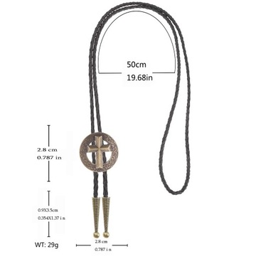 Модный крестовый узор Bolo Tie, аксессуары для мужской и женской одежды