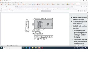 Дверной замок Mobella ProFlush
