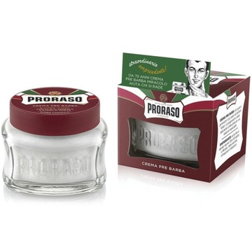 Krem przed goleniem Proraso Linia CZERWONA 100ml