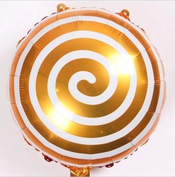 18 Inch Round Candy Lollipop Aluminum Film Balloon Windmill Cartoon Toy