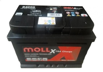 Akumulator MOLL X-TRA CHARGE12V 60Ah 600A 3 Lata Gwarancja