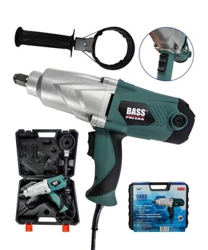 BASS ELEKTRYCZNY KLUCZ UDAROWY 3/4'' 1300NM 1500W