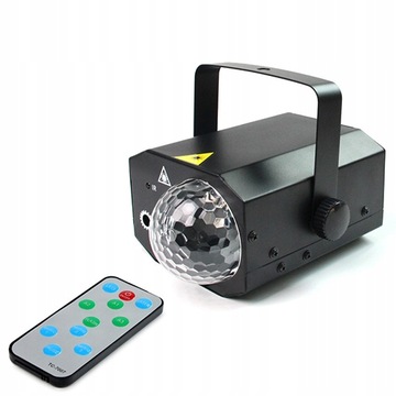 ПРОЕКТОР DISCO BALL, СВЕТОДИОДНЫЙ ОТРАЖАТЕЛЬ RGB