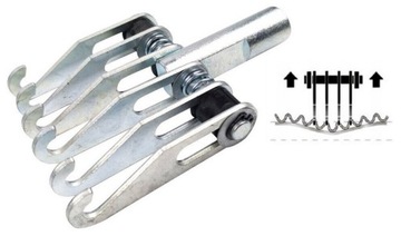 Сварочный держатель Claw Claw Spotter Spotter для шайб для насадок из гофрированной проволоки