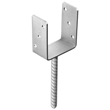 Бетонный столбчатый фундамент типа У ПС 100, горячеоцинкованный