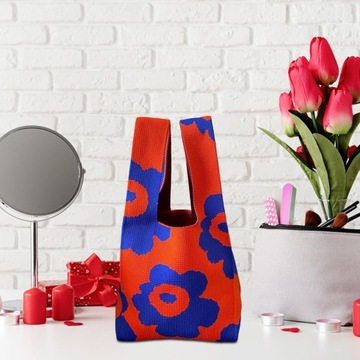 вязаная сумочка женская вязаная сумочка Оранжевая